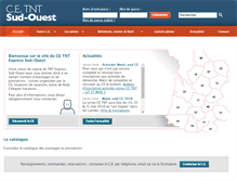 Tablet Screenshot of cetntsudouest.fr